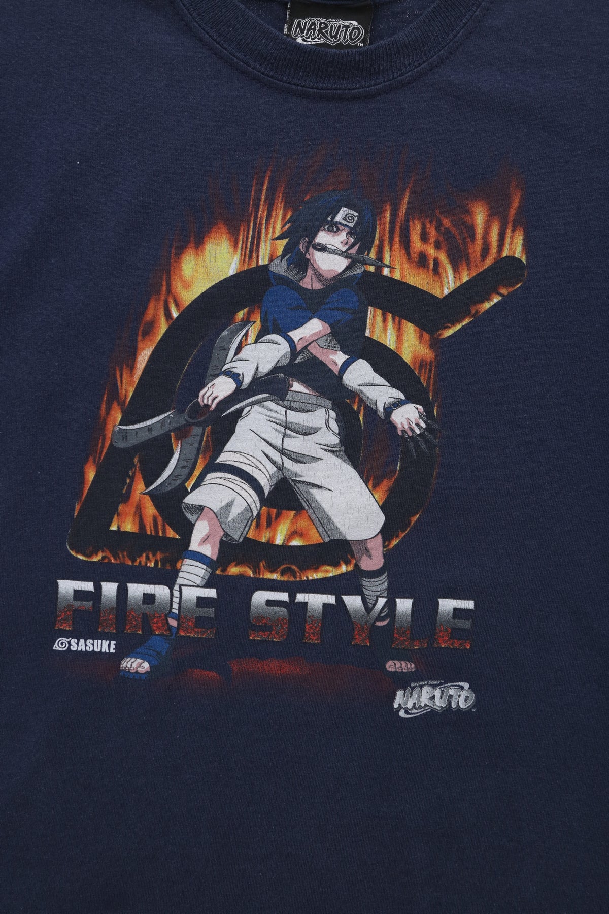 Y2K Sasuke Uchiha Graphic T-shirt