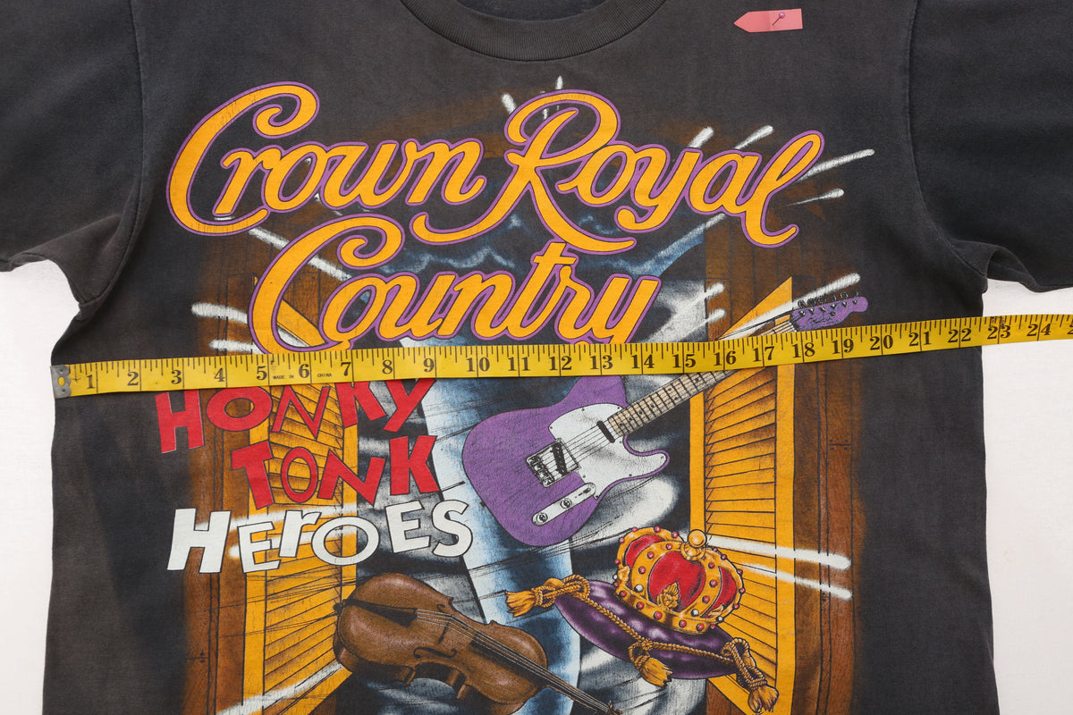 1994 Crown Royal Country "Honky Tonk Heroes" Promo T-shirt