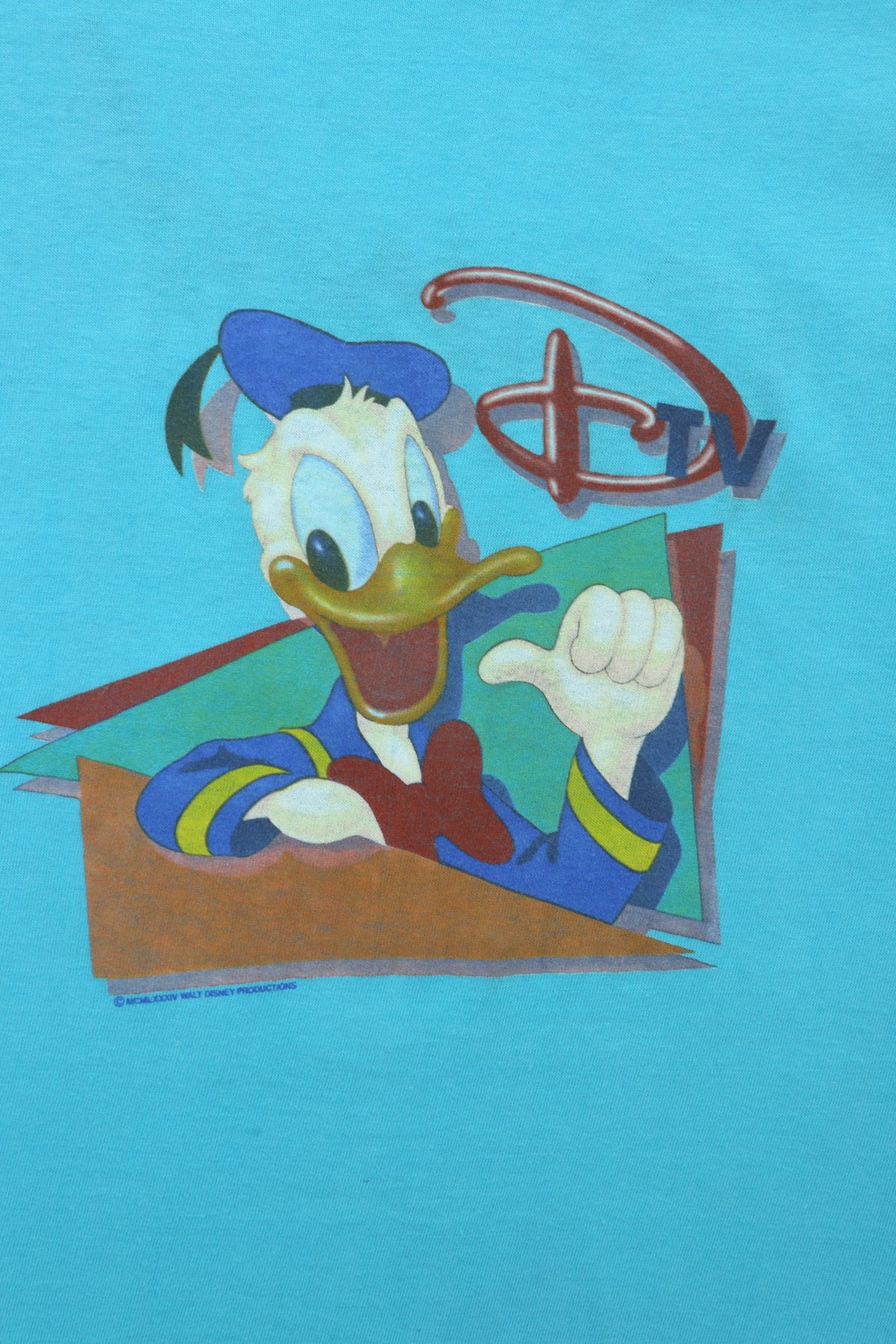 Vintage Disney Donald Duck Signature T-shirt