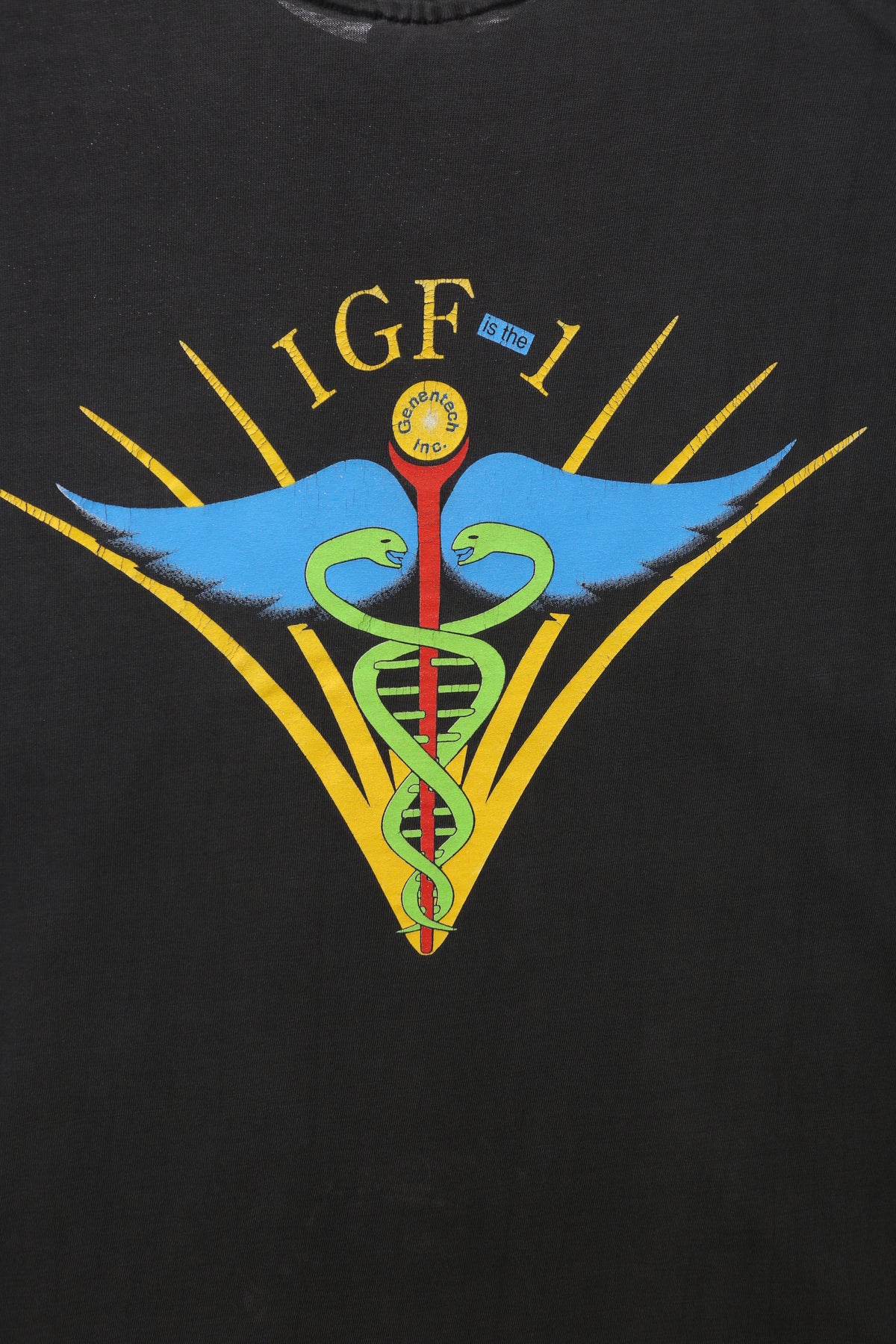Vintage IGF-1 Medical Research Graphic T-shirt