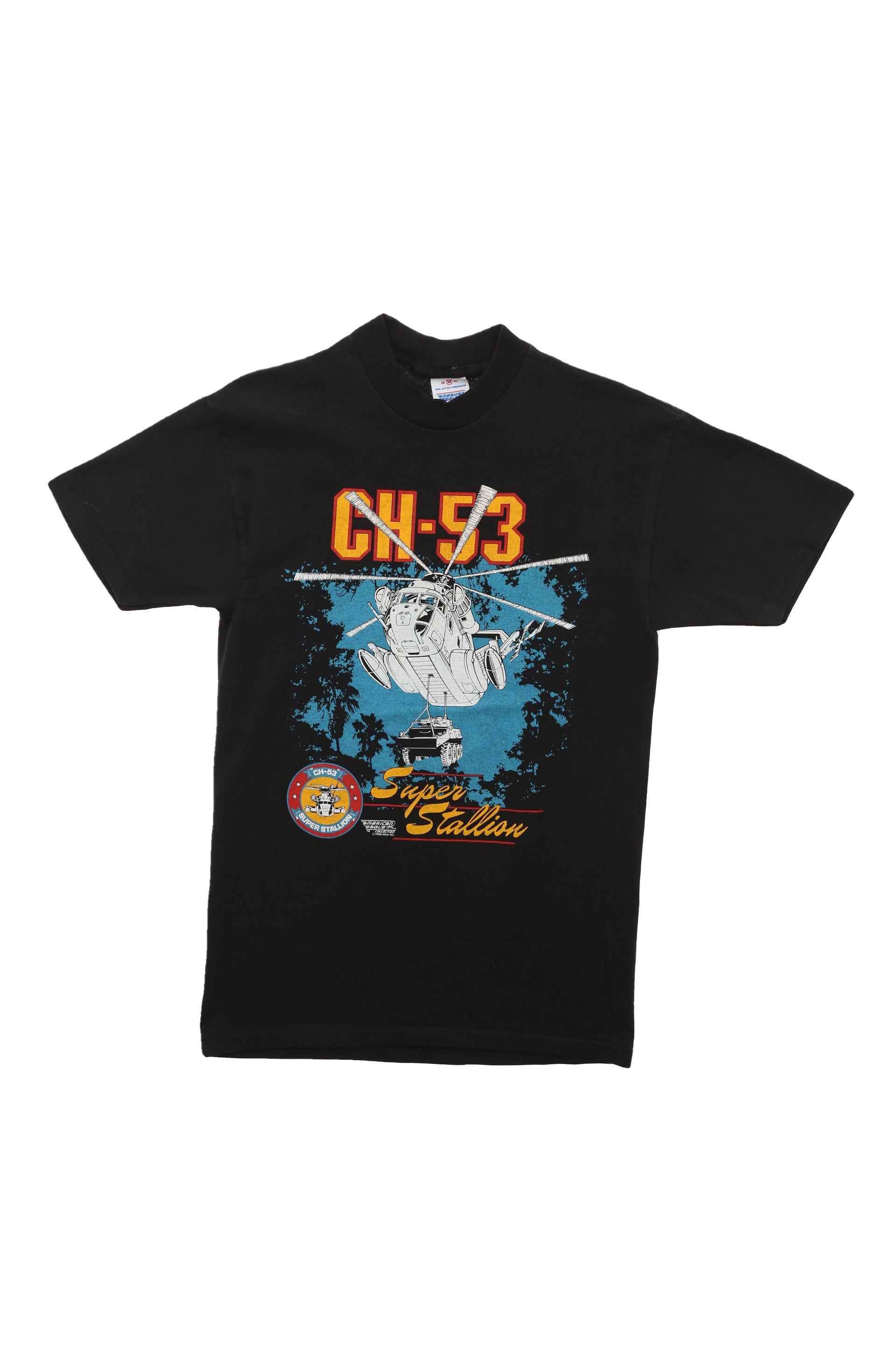 1988 Vintage CH-53 Super Stallion Military Helicopter t-shirt