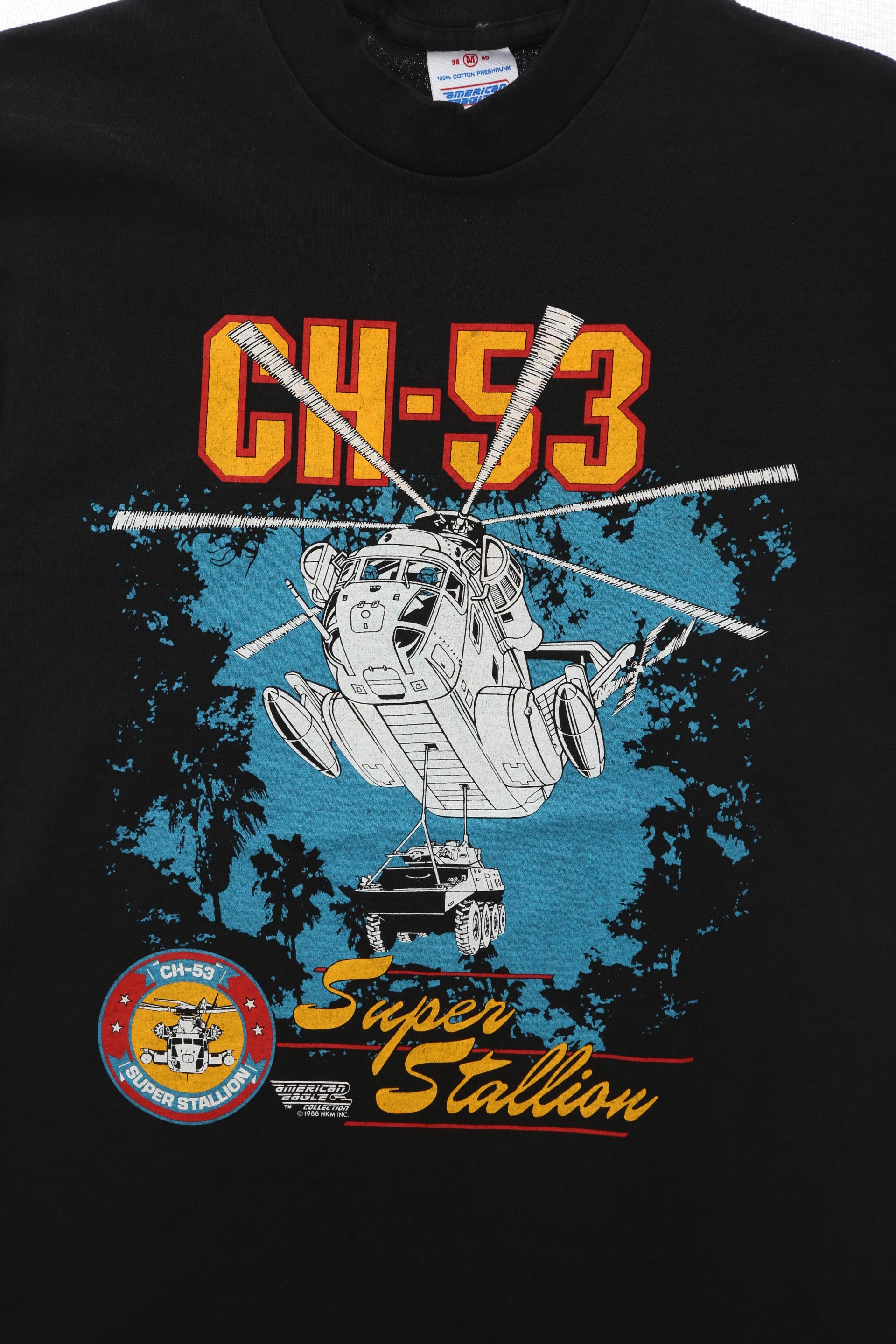 1988 Vintage CH-53 Super Stallion Military Helicopter t-shirt