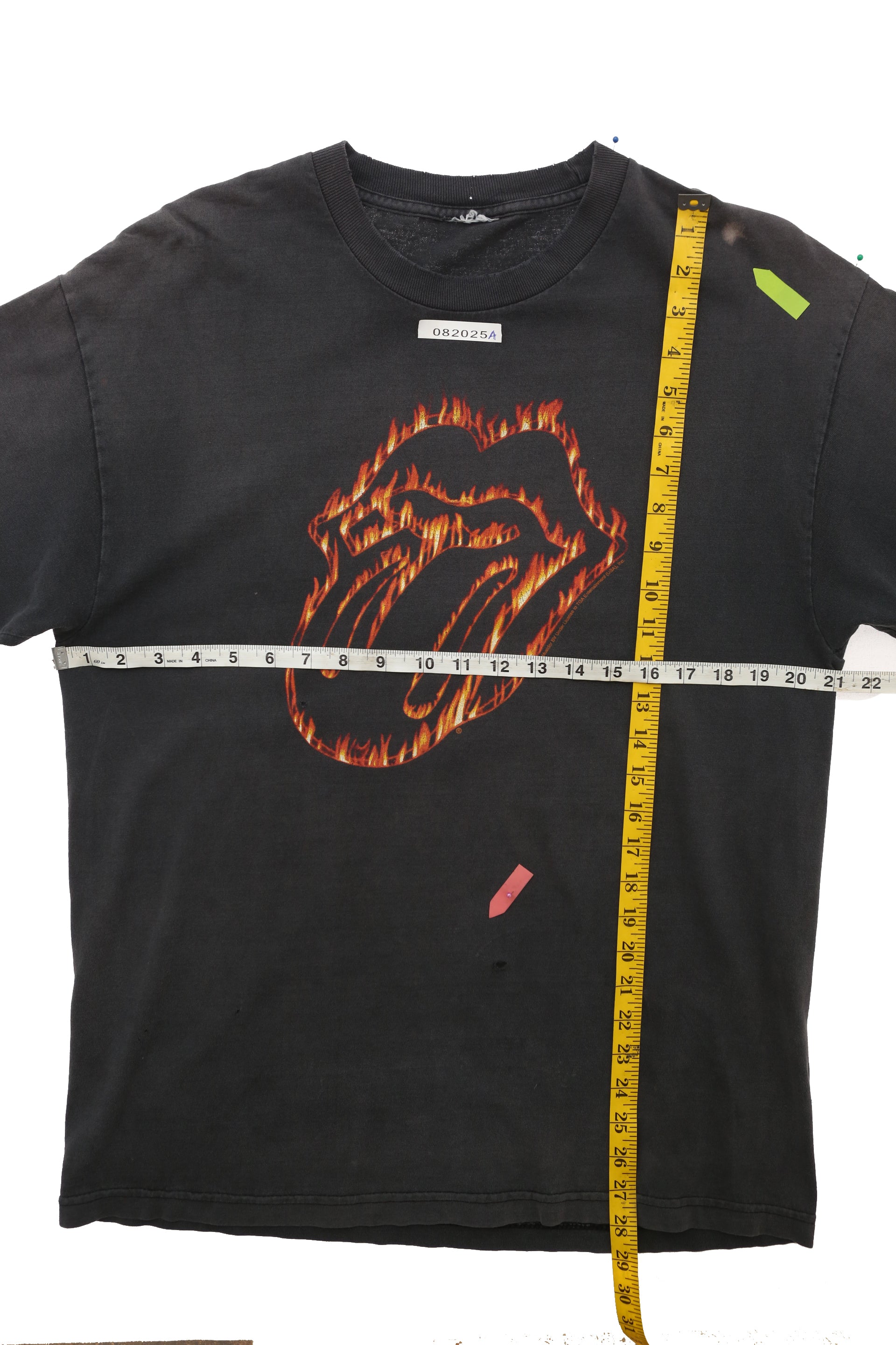 The Rolling Stones "Flaming Kiss" t-shirt