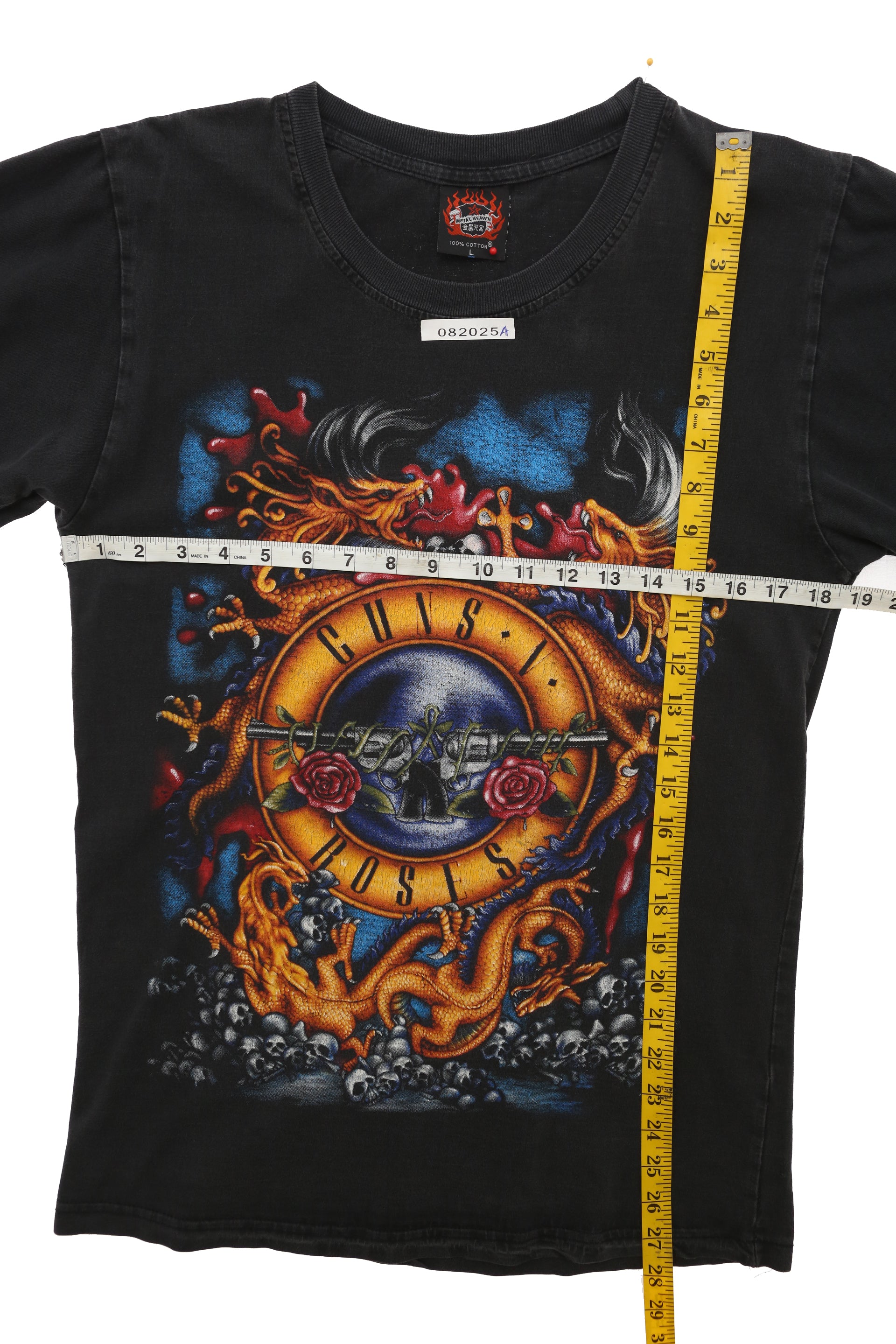Guns and Roses "Dragons and Skulls Logo" t-shirt