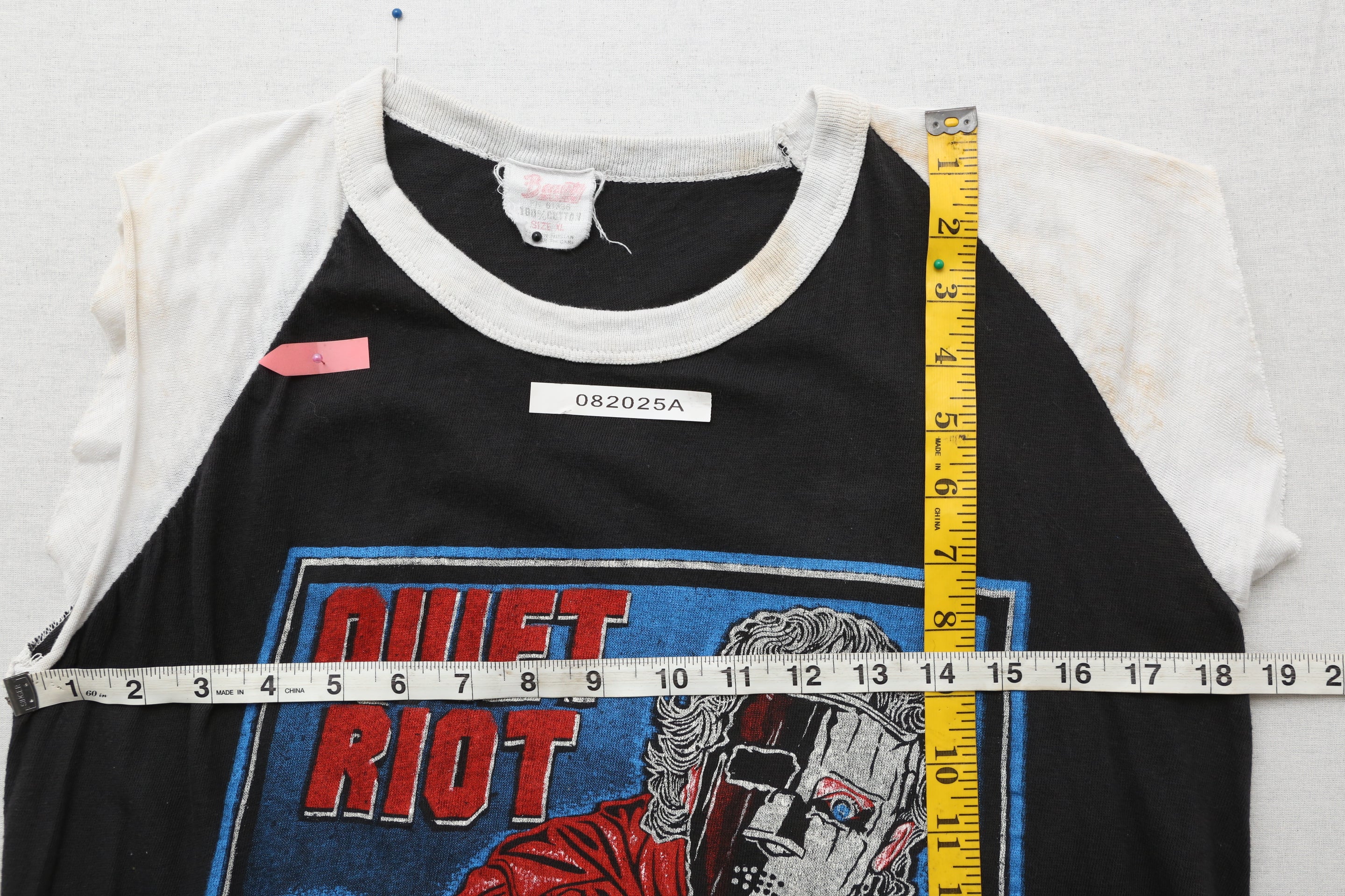 1983 Vintage Quiet Riot Concert Tour tee