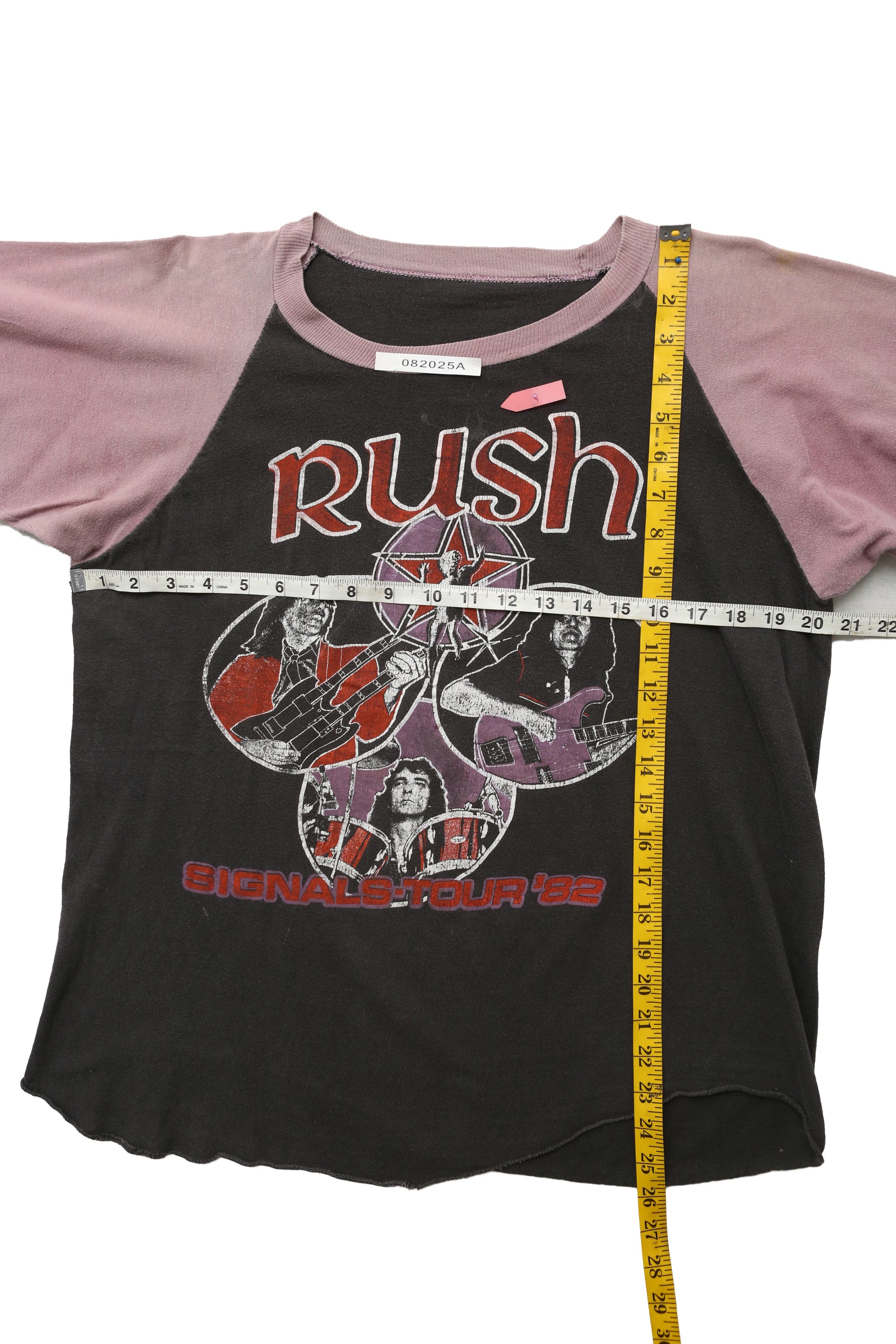1982 Vintage Rush "Signals Tour" Baseball Raglan t-shirt
