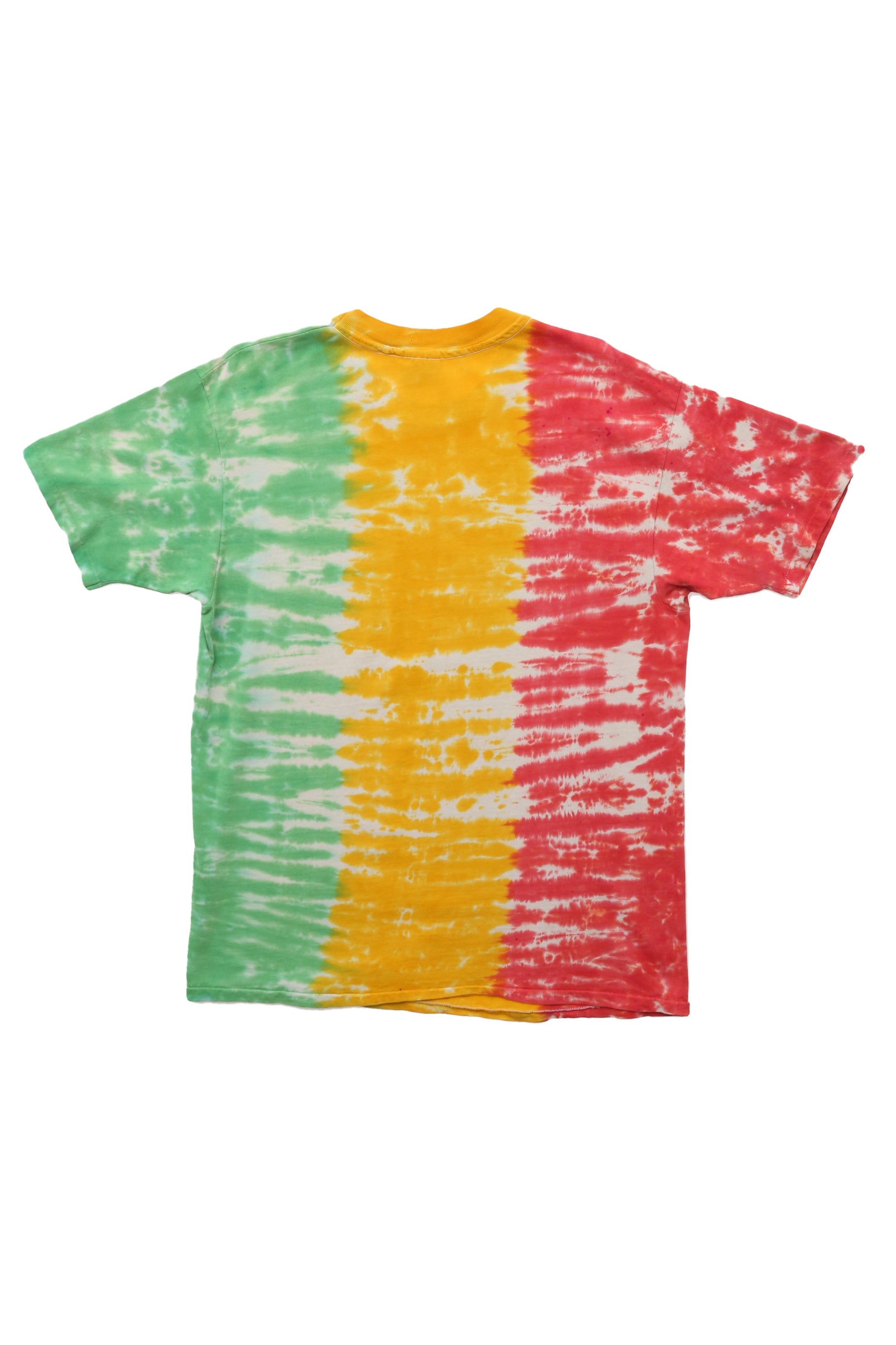 1990's Vintage Bob Marley "Rasta Collage" Tie Dye tee