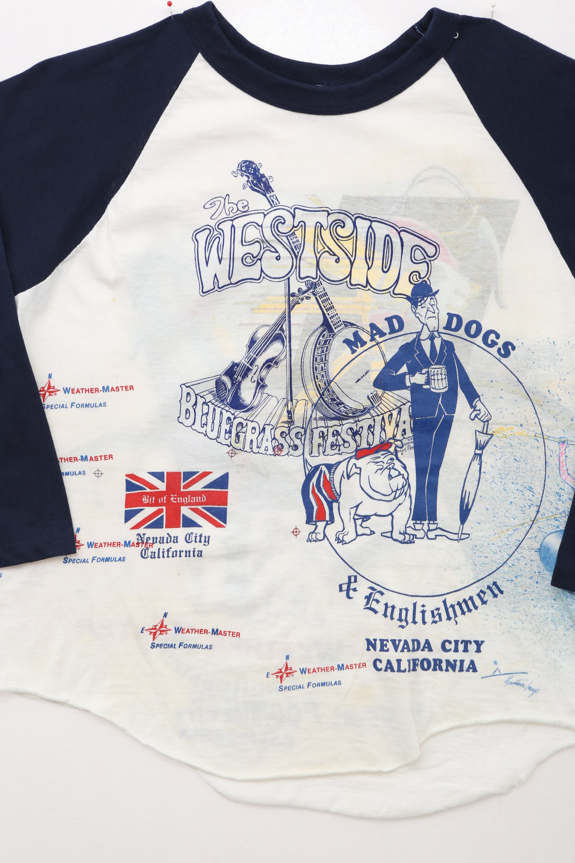 1980 Vintage Mad Dogs & Englishmen Raglan tee