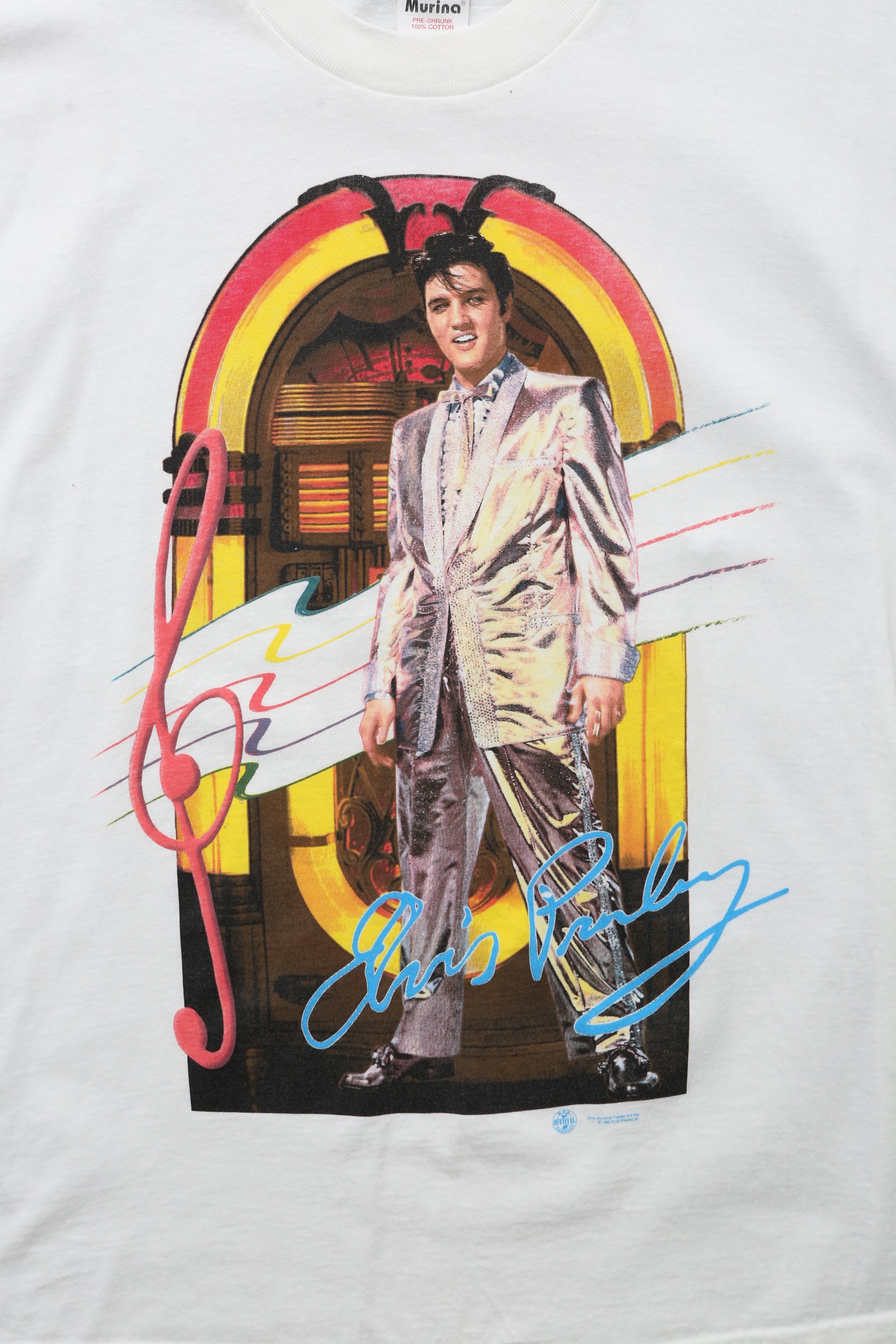 1996 Vintage Elvis Presley Jukebox graphic tee