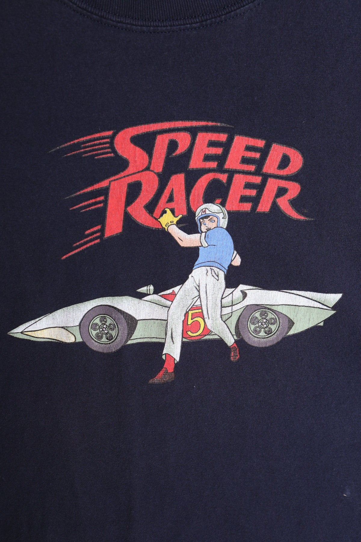 Speed Racer Blue Graphic T-shirt