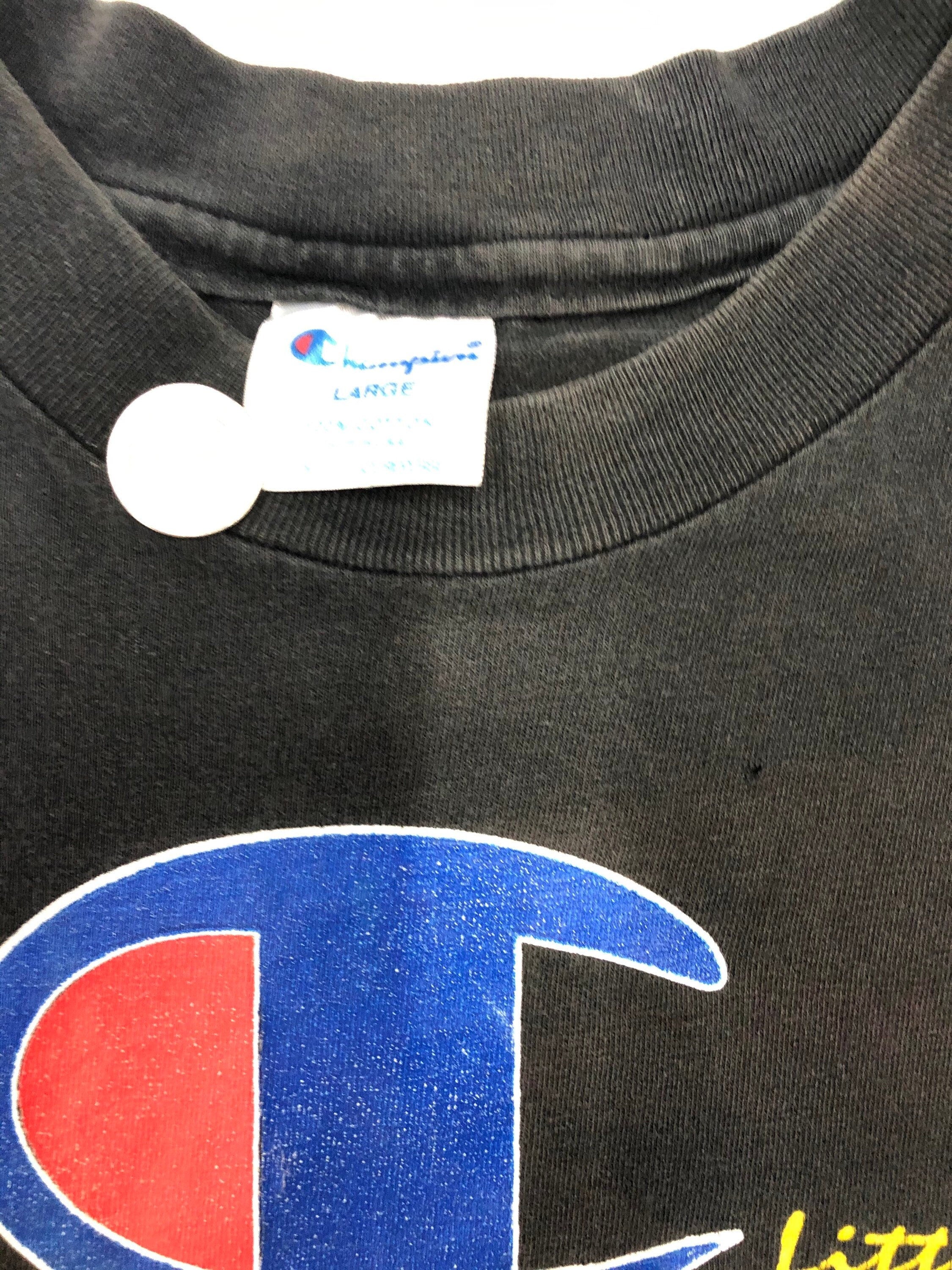 Vintage Yellow Lettered Champion T-Shirt