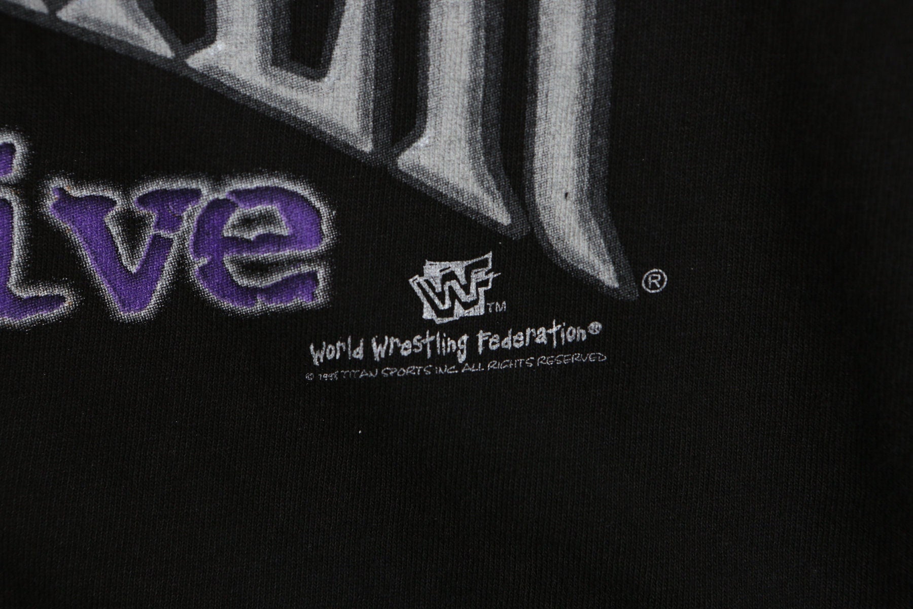 Vintage Y2K Undertaker Wresting T-Shirt