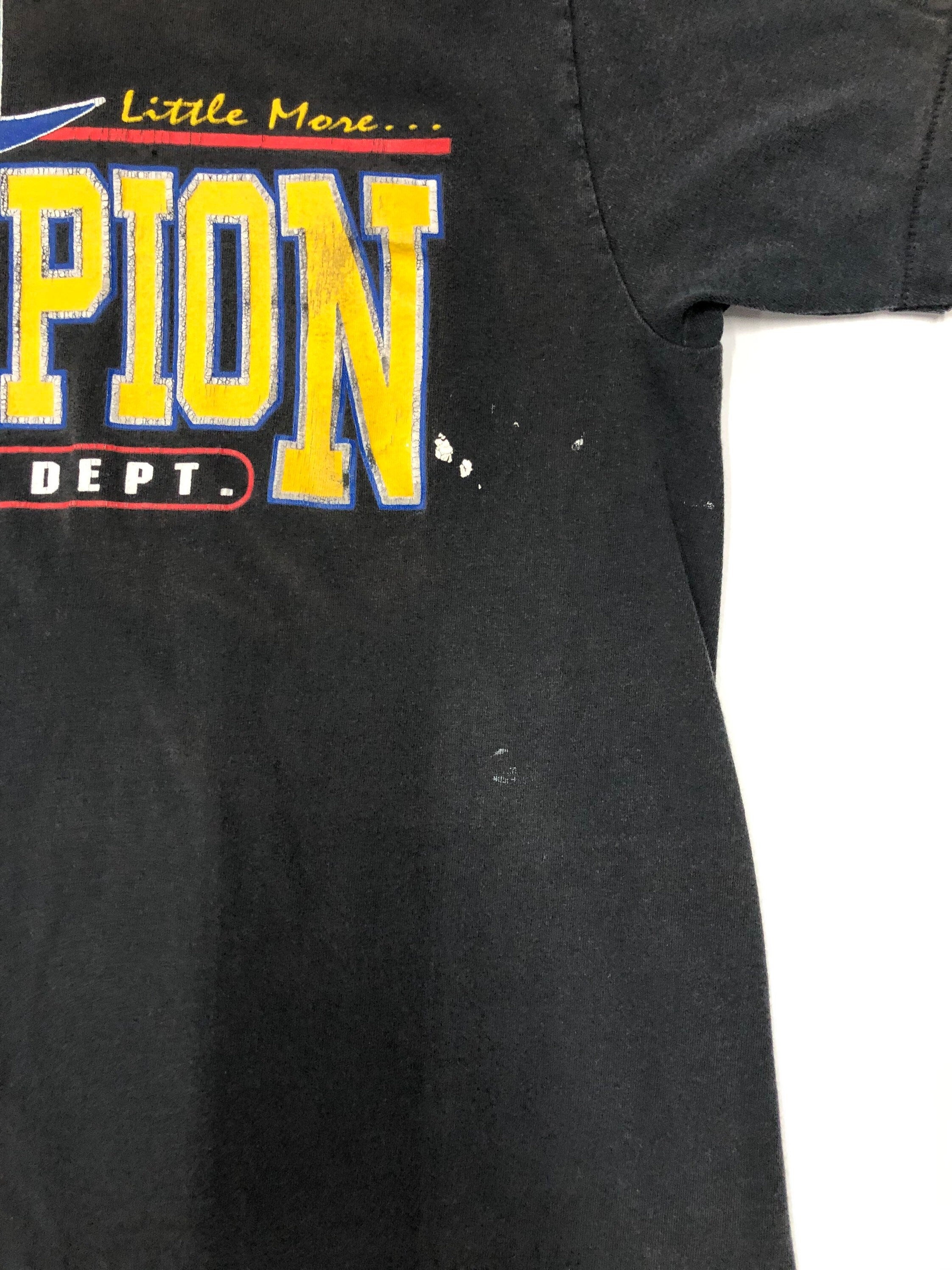 Vintage Yellow Lettered Champion T-Shirt